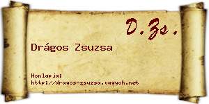 Drágos Zsuzsa névjegykártya