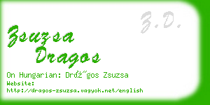 zsuzsa dragos business card